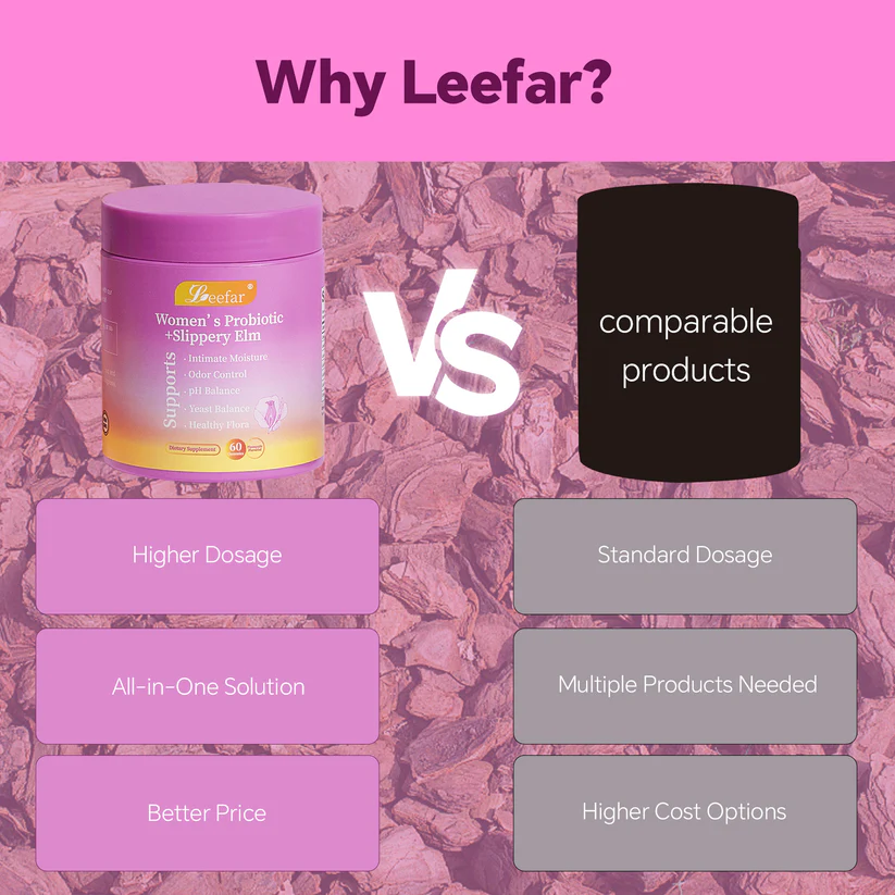 LeeFar Her Juicy Feminine Probiotics Gummies - pH Balance & Dryness Support - 60 Counts - Image 7