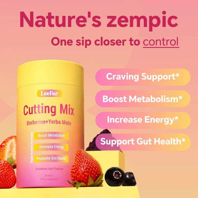 LeeFar Cutting Drink Mix – Strawberry Açaí Flavor – 21 Servings - Image 3