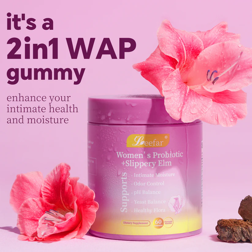 LeeFar Her Juicy Feminine Probiotics Gummies - pH Balance & Dryness Support - 60 Counts - Image 10