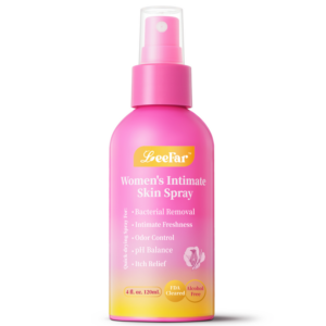 LeeFar Women's pH Balance Intimate Spray - Odor Control & Itch Relief